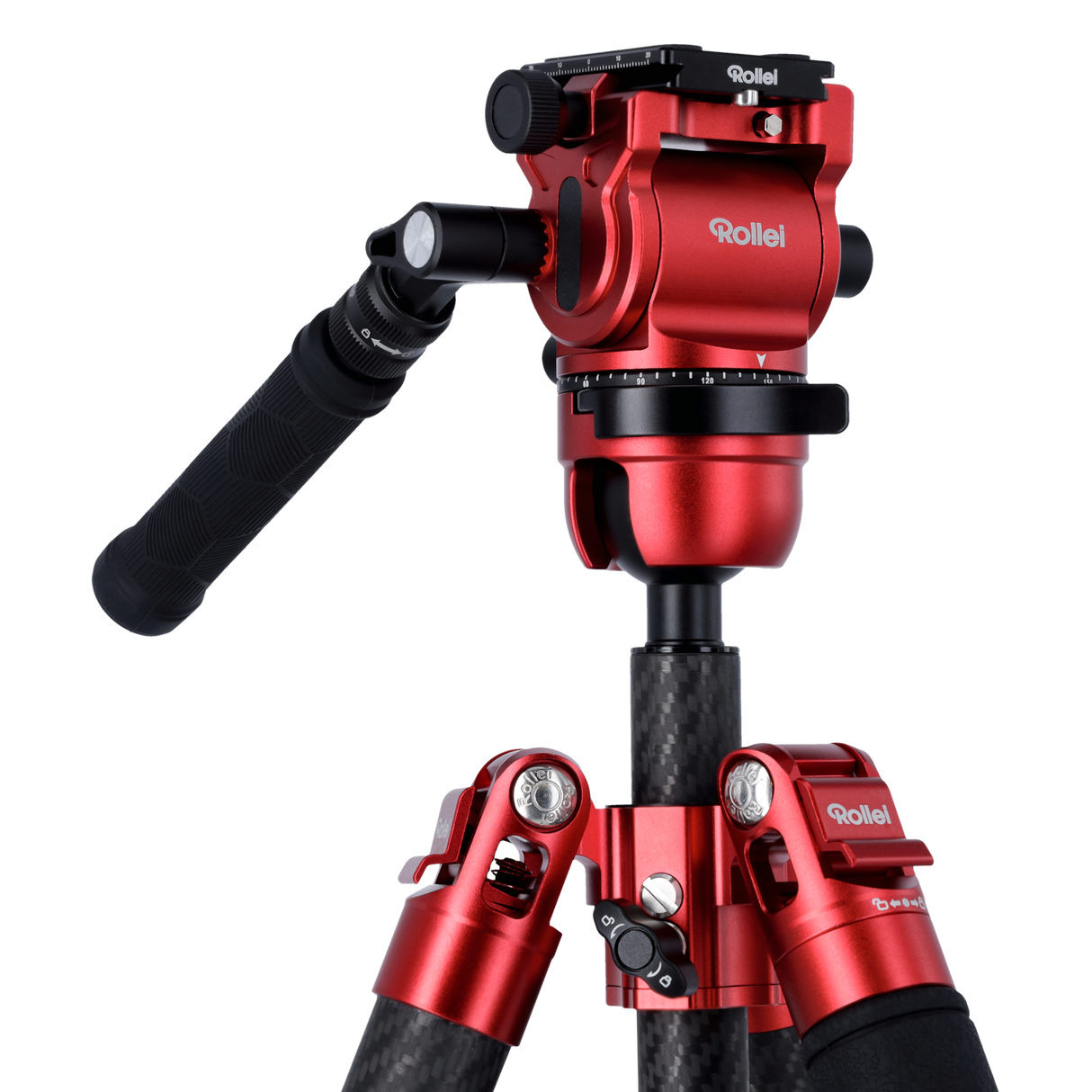 B-stock:easy traveler xl carbon video tripod red