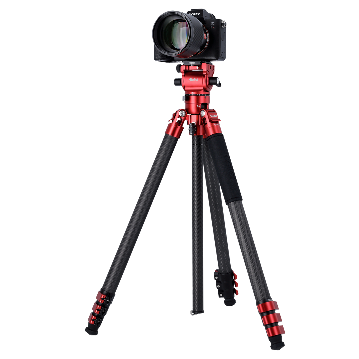 B-stock:easy traveler xl carbon video tripod gray