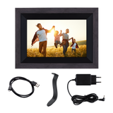 Smarter picture frame | 10 "Diagonal | WIFI | App Control | Wood frame | Model 105