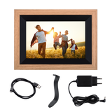 Smarter picture frame | 10 "Diagonal | WIFI | App Control | Wood frame | Model 105